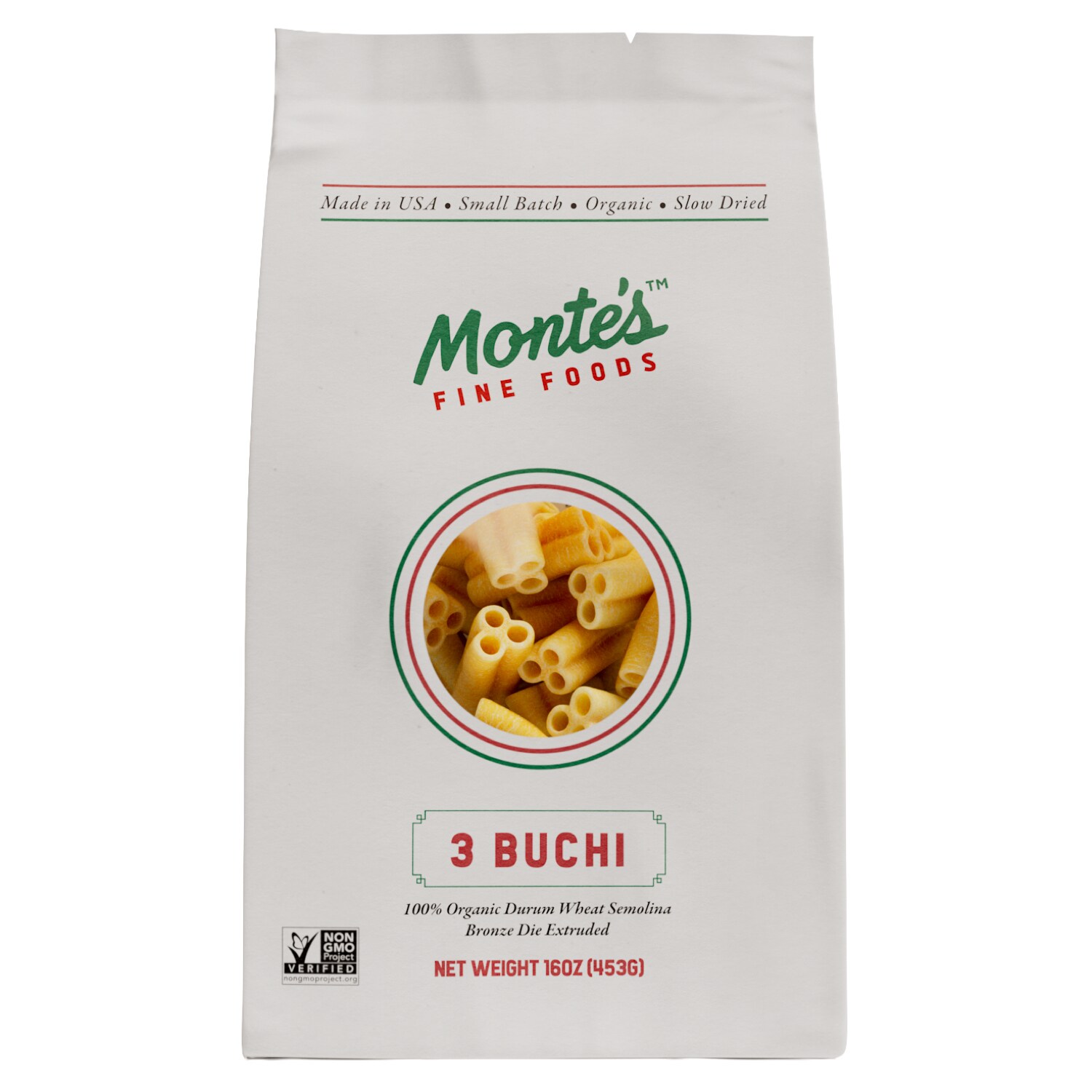 Monte's 3 Buchi Pasta